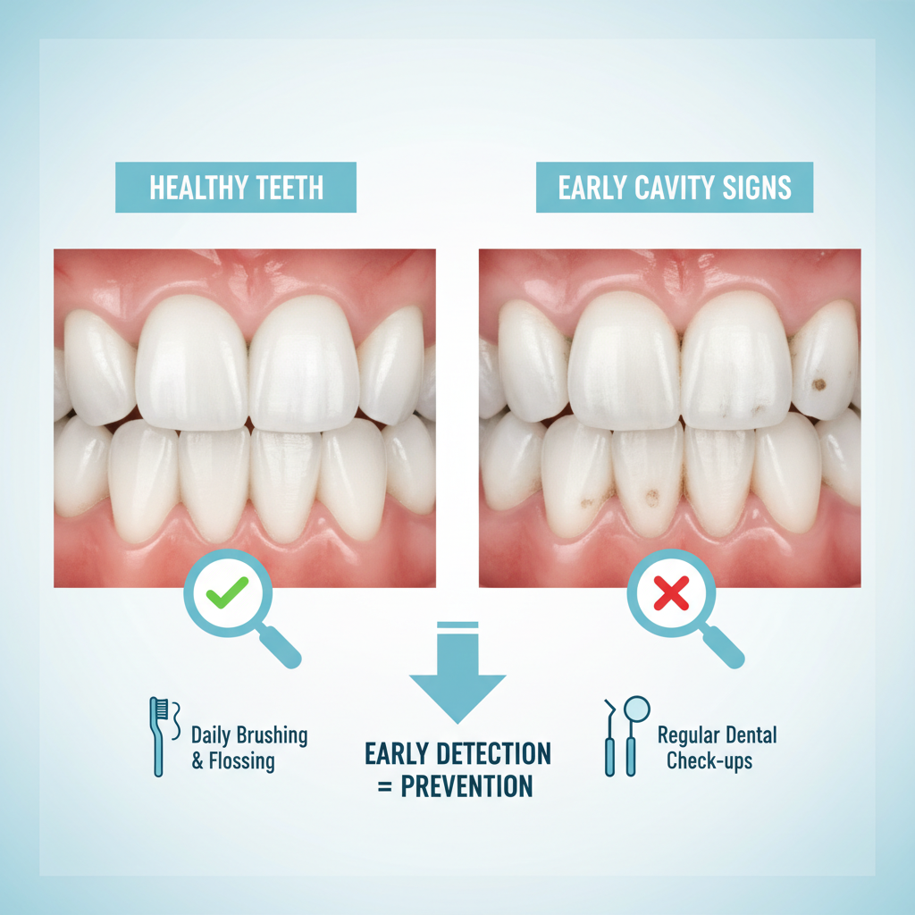 signs of cavities early stage