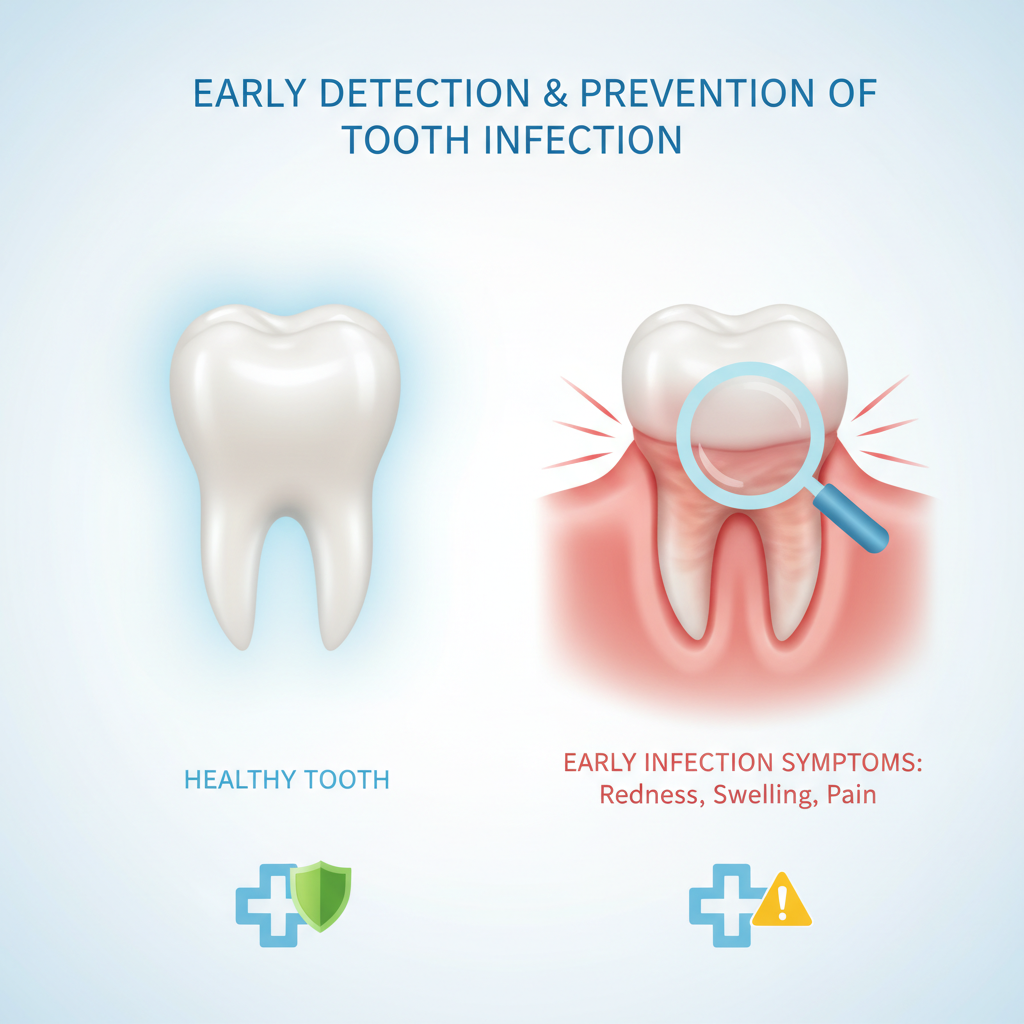 symptoms of tooth infection